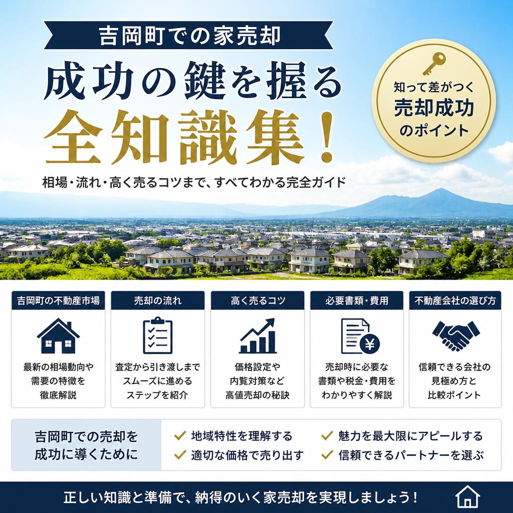 吉岡町での家売却、成功の鍵を握る全知識集！