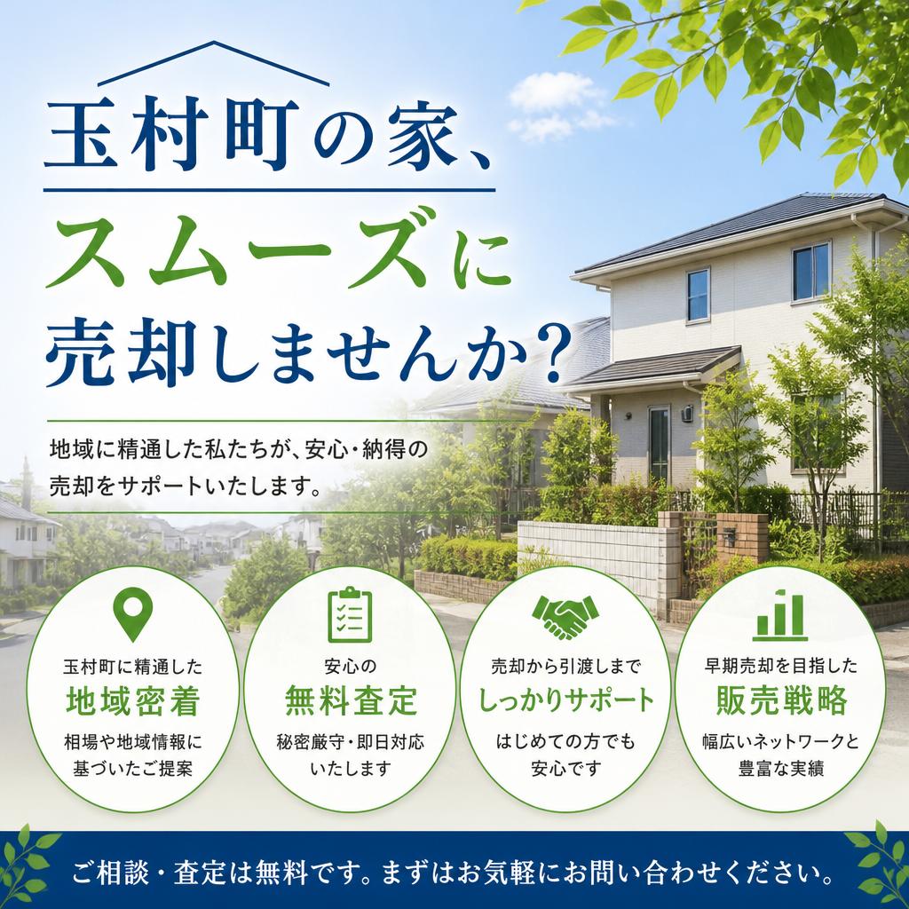 玉村町の家、スムーズに売却しませんか？