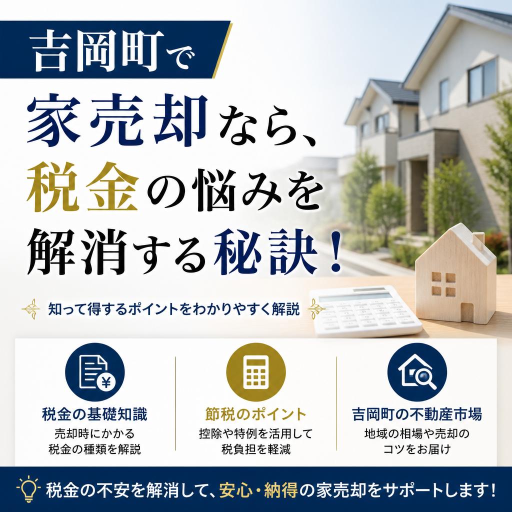 吉岡町で家売却なら、税金の悩みを解消する秘訣！