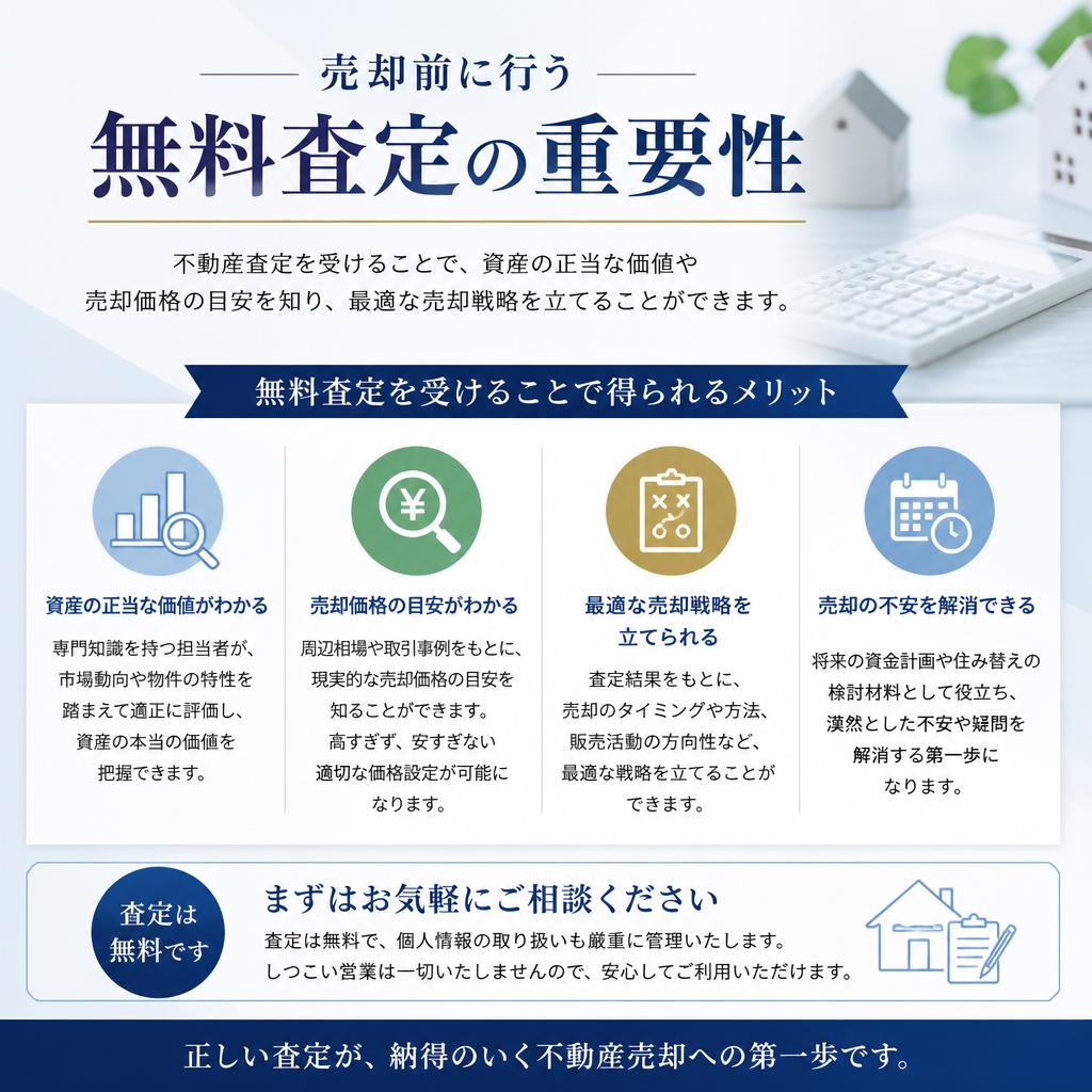 無料査定を申し込むメリット
