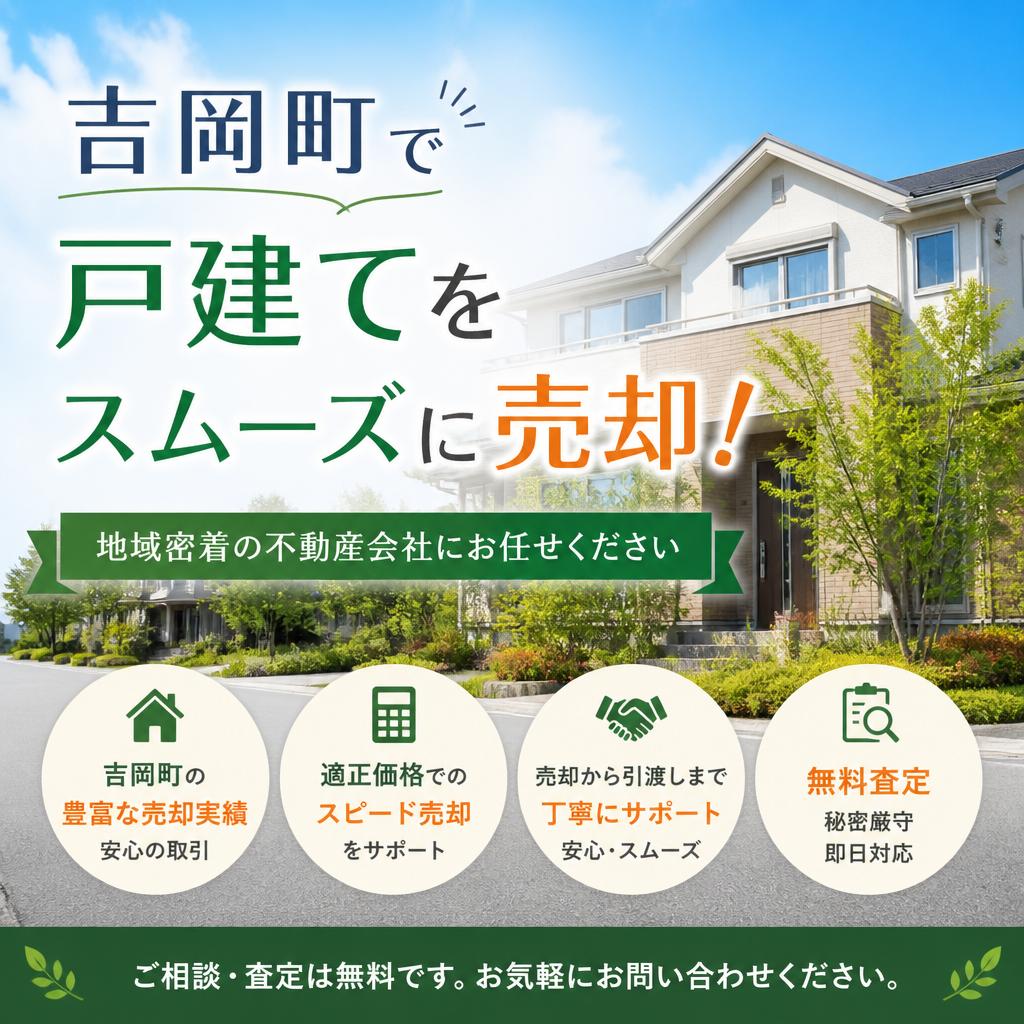 吉岡町で戸建てをスムーズに売却！