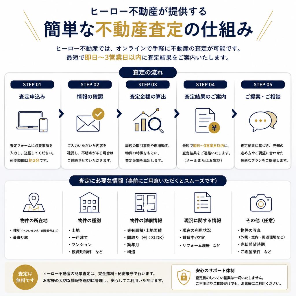 2. 簡単な不動産査定の流れ