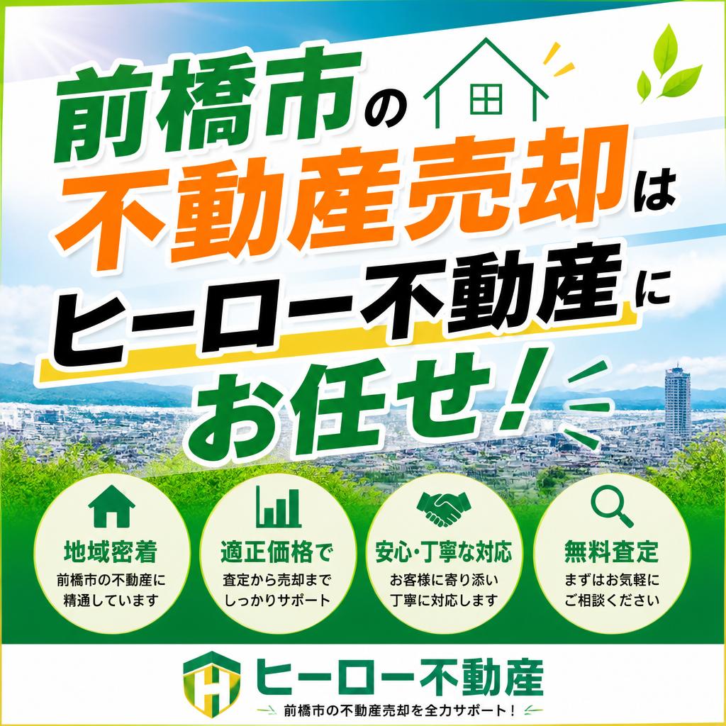 前橋市の不動産売却はヒーロー不動産にお任せ！