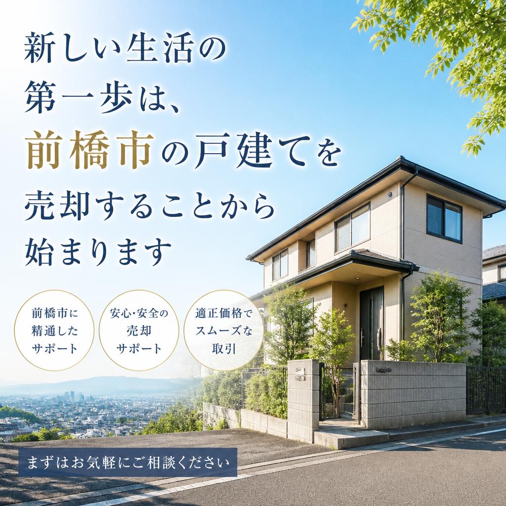 新しい生活の第一歩は、前橋市の戸建てを売却することから始まります