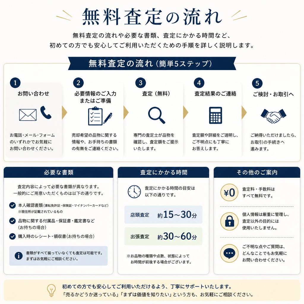 査定の流れについて