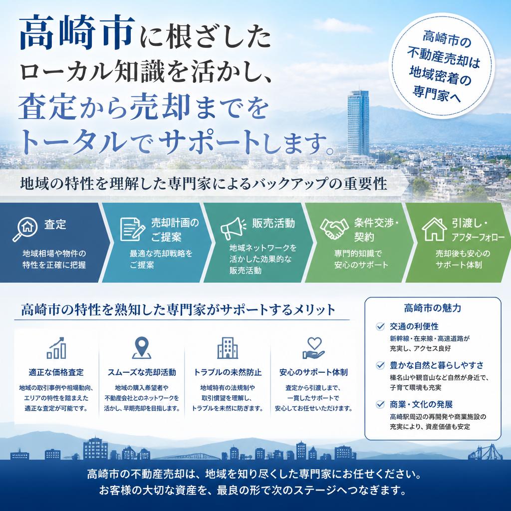 地域密着型のサポートで安心