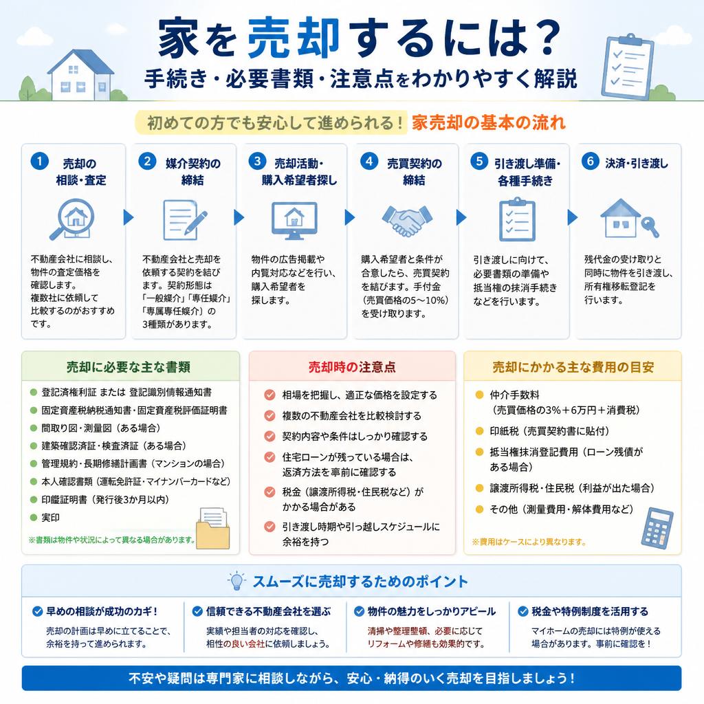 4. スムーズな家売却の流れ