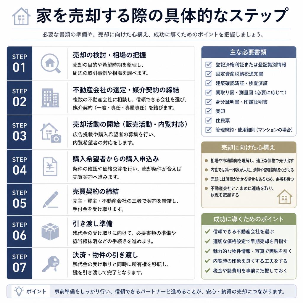 売却の準備とプロセス