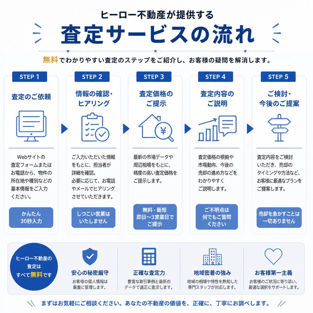 査定サービスの流れ