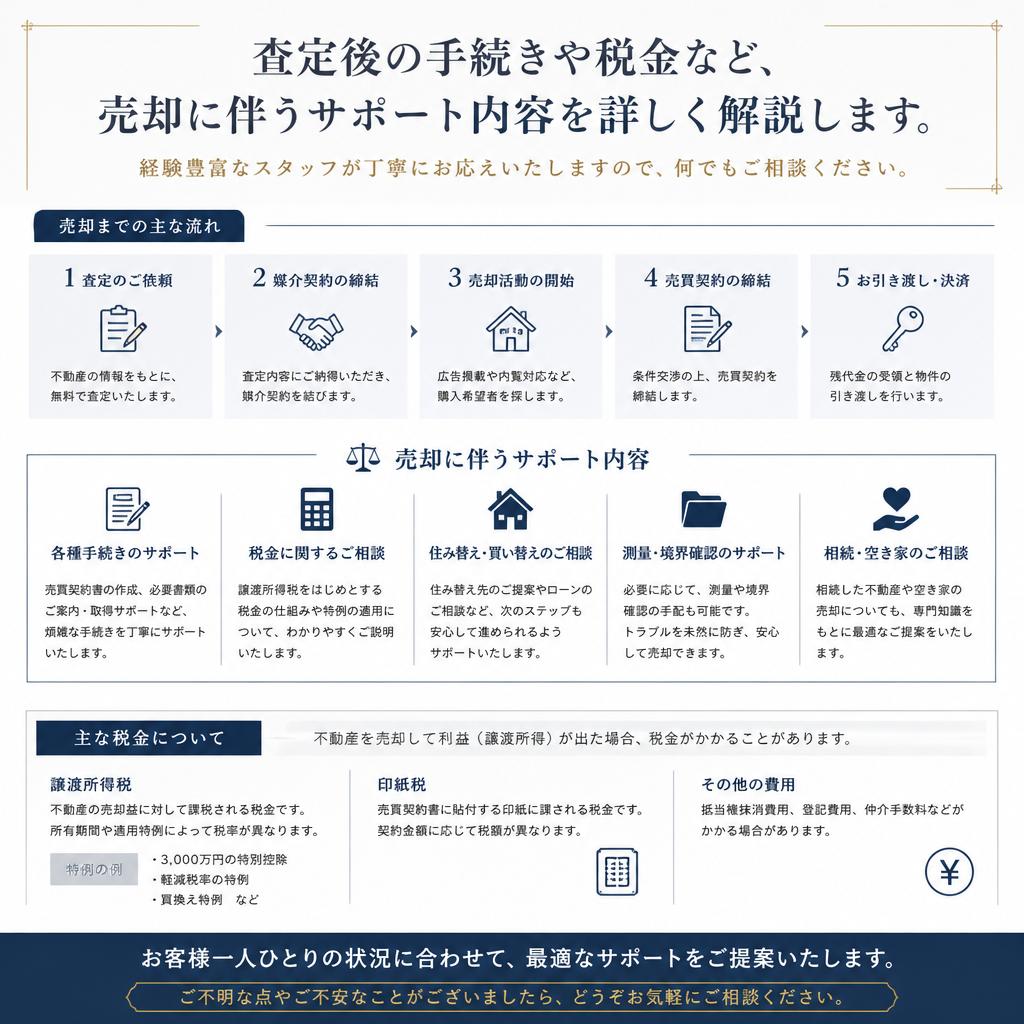 安心のサポート体制