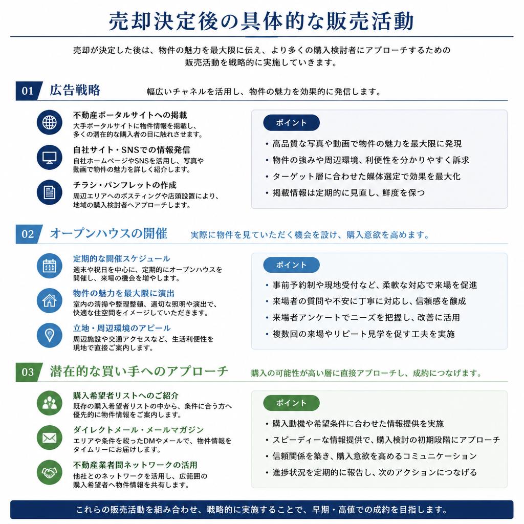 4. 準備万端！販売活動の進め方