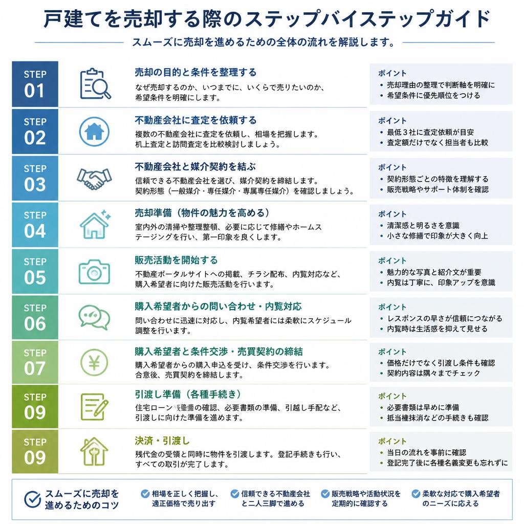 戸建て売却の流れ