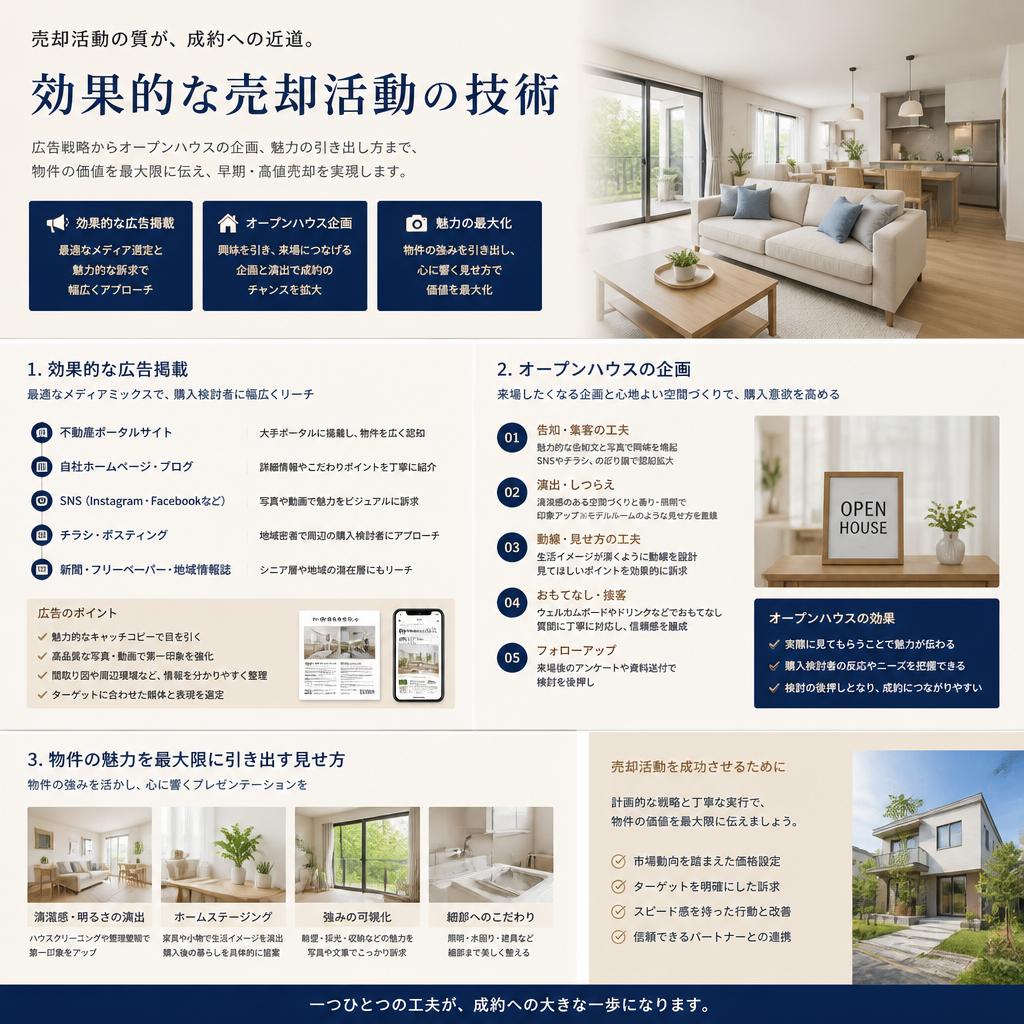 効果的な売却活動の方法