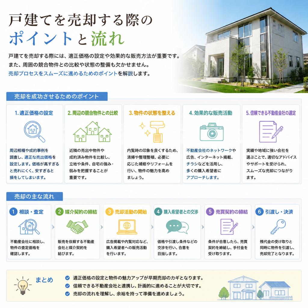 戸建て売却時の注意点