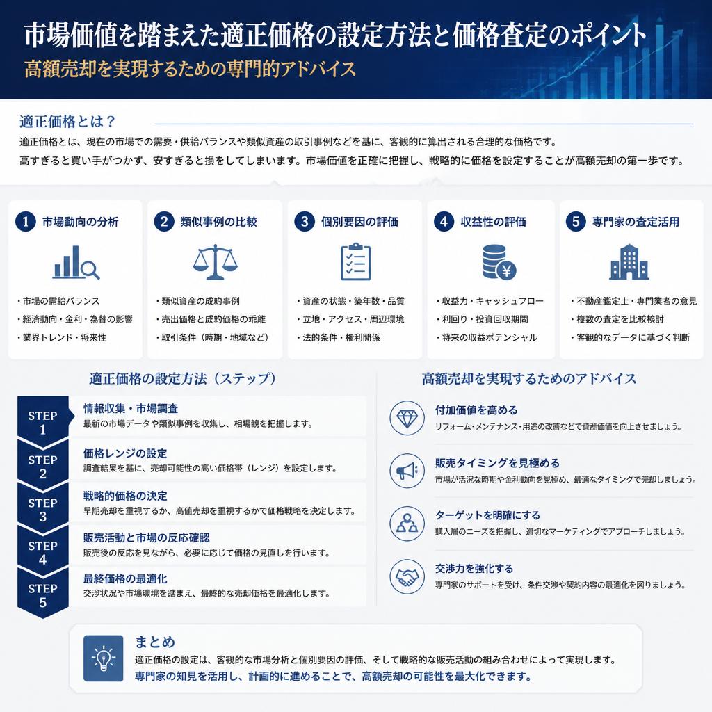 適正価格での売却を実現するために