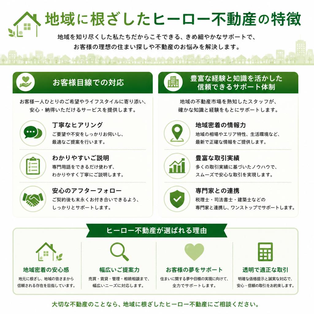 ヒーロー不動産の強み