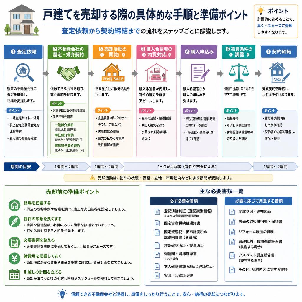 自宅売却の流れと必要な準備