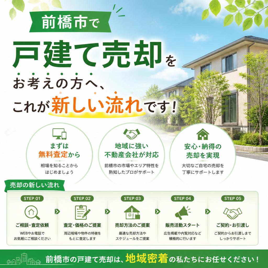 前橋市で戸建て売却をお考えの方へ、これが新しい流れです！