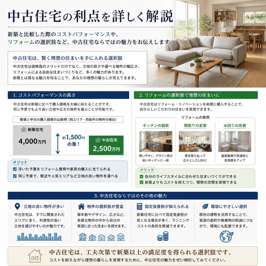 中古住宅の魅力とは？