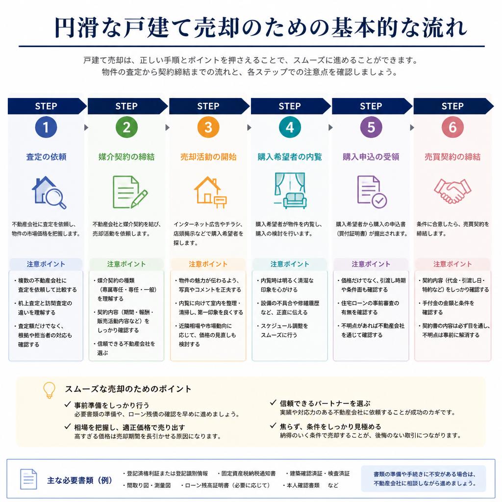 戸建て売却の流れ