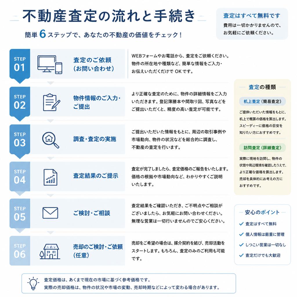 査定手順と流れ