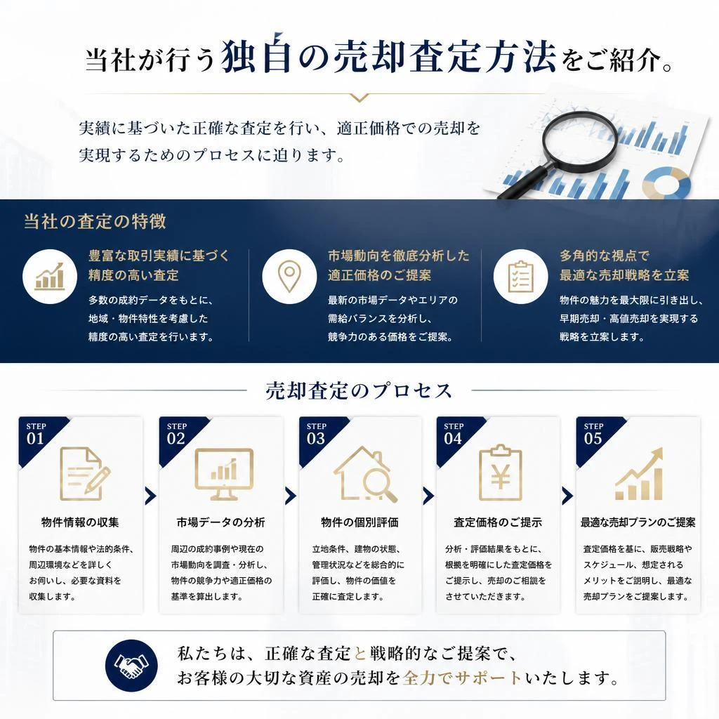 独自の売却査定方法とは？