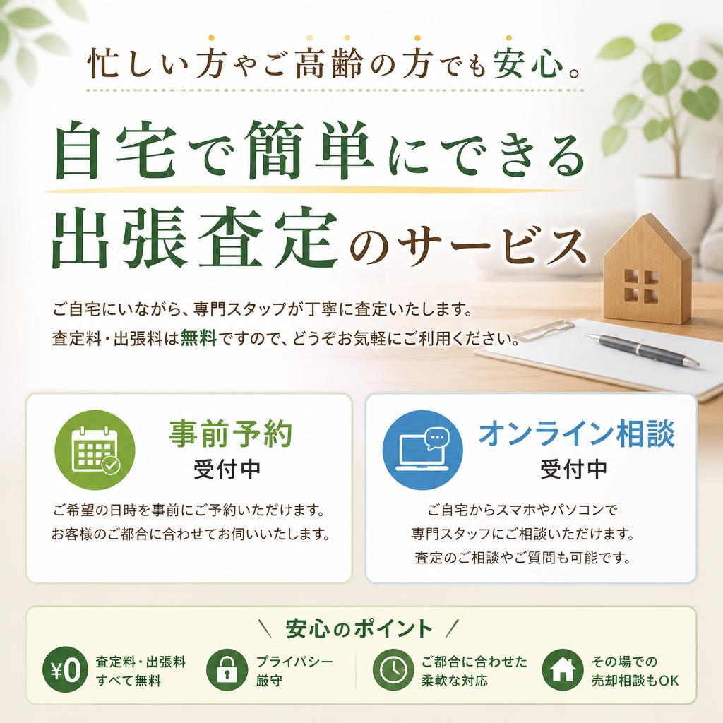 出張査定と相談