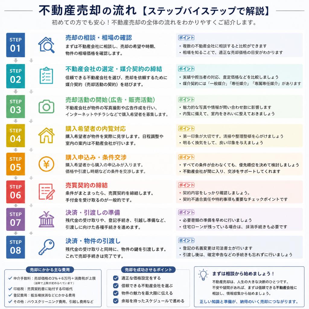 不動産売却の流れ