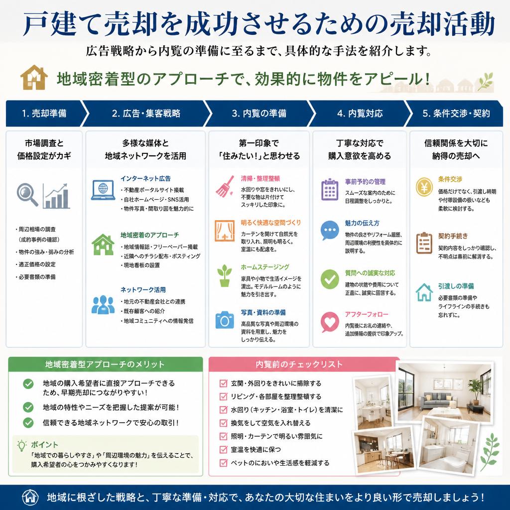 3. 効果的な売却活動の実施